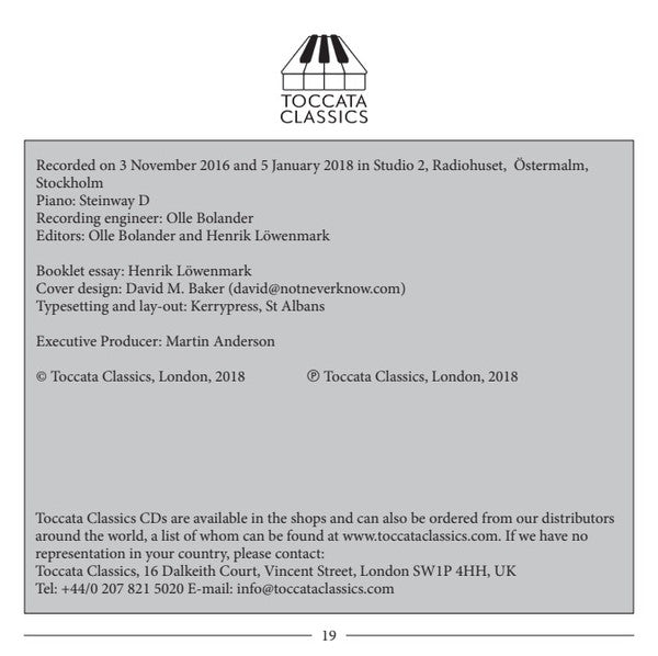 Anton Reicha, Henrik Löwenmark : Complete Piano Music, Volume Three (CD, Album)