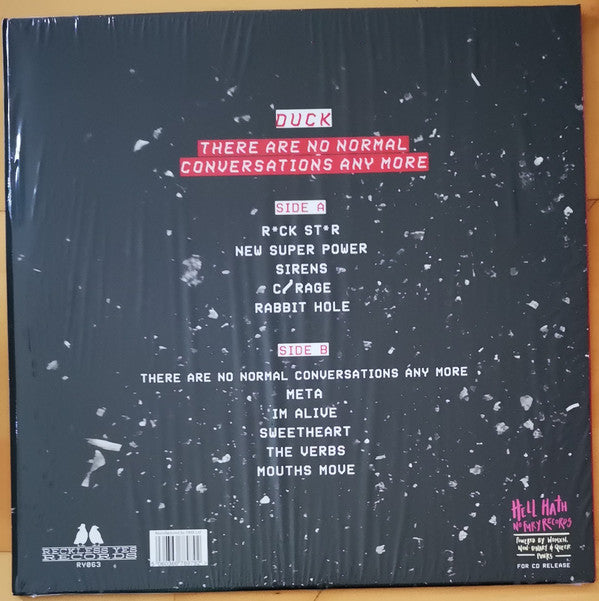 Duck (29) : There Are No Normal Conversations Any More (LP, Album, eco)