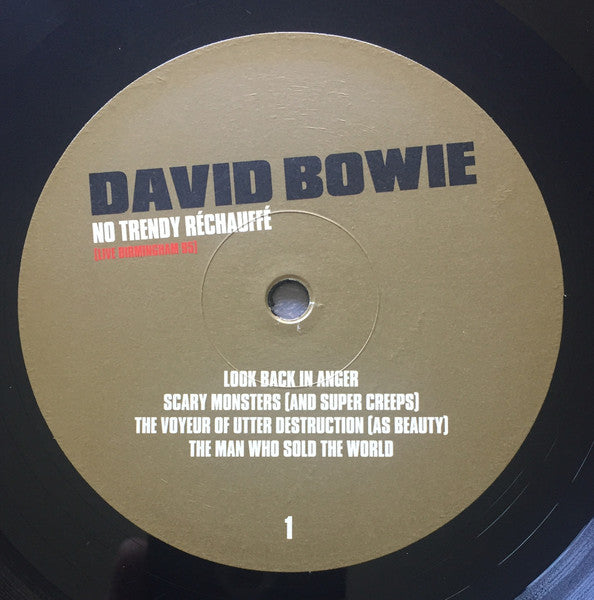 David Bowie : No Trendy Réchauffé [Live Birmingham 95] (2xLP, Album, Ltd)