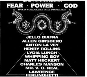 Various : The Birth Of Tragedy Magazine's FEAR POWER GOD (CD, Comp, RE)