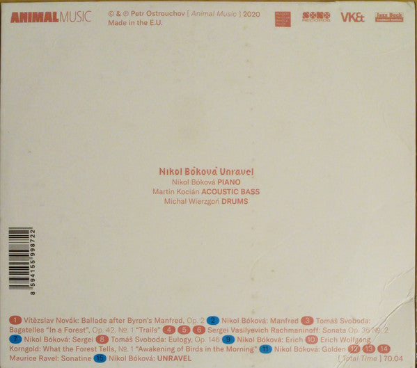 Nikol Bóková : Unravel (CD, Album)