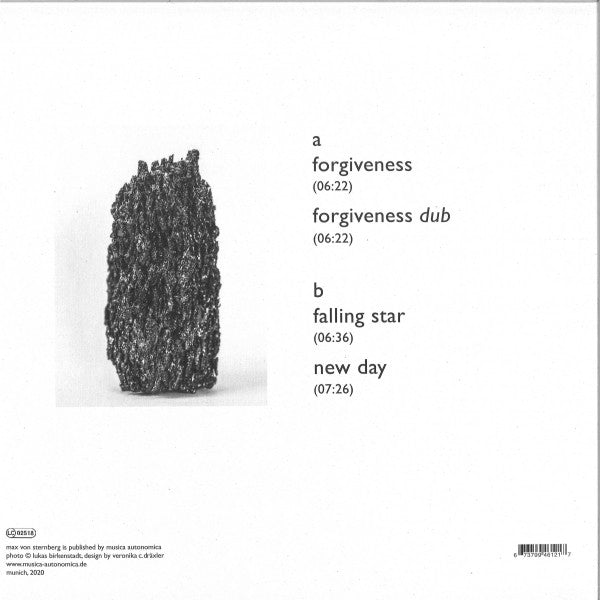 Max Von Sternberg : Forgiveness (12", EP)