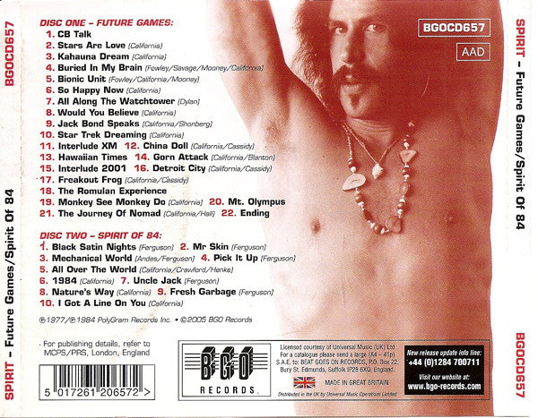 Spirit (8) : Future Games / Spirit Of 84 (2xCD, Comp)