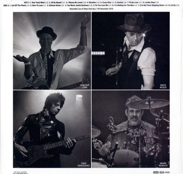 Walter Lure Featuring Mick Rossi : Walter Lure's L.A.M.F. (Live In Tokyo) (LP, Red)