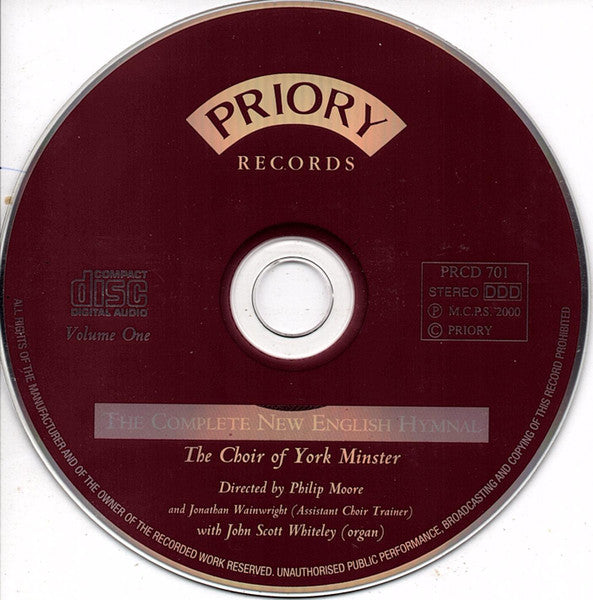 York Minster Choir Directed By Philip Moore : The Complete New English Hymnal: Volume One (CD, Album)