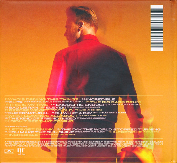 Gary Barlow : Music Played By Humans (CD, Album, Dlx)