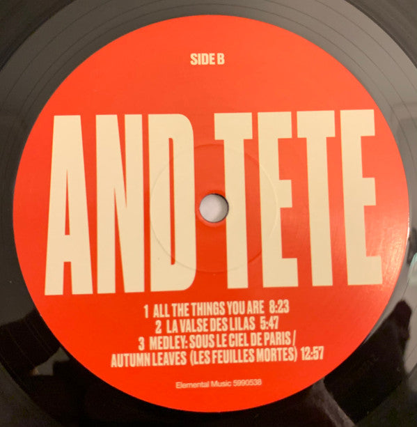Barney Wilen Quartet Feat. Tete Montoliu : Barney And Tete (Grenoble '88) (LP, Album, RSD, Ltd, 180)