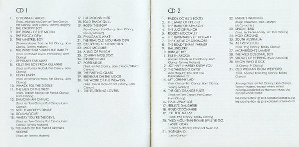 The Clancy Brothers & Tommy Makem : The Clancy Brothers Collection: 1956-1962  (2xCD, Comp)