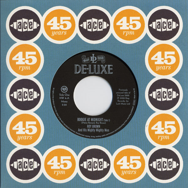 Roy Brown & His Mighty-Mighty Men / Lloyd Price : Boogie At Midnight / Lawdy Miss Clawdy (7", Single, Mono)