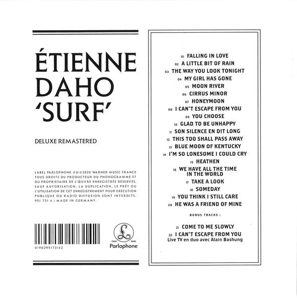 Etienne Daho : Surf (Volumes 1 & 2) (CD, Album, Dlx, RM)