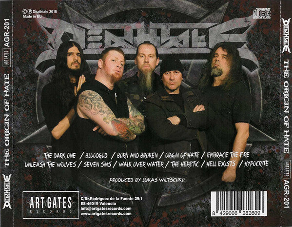 Deathtale : The Origin Of Hate (CD, Album)