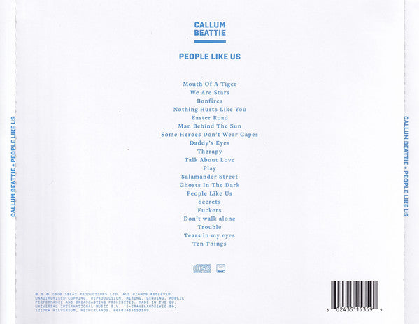 Callum Beattie : People Like Us (CD, Album, Dlx, RE, Sco)