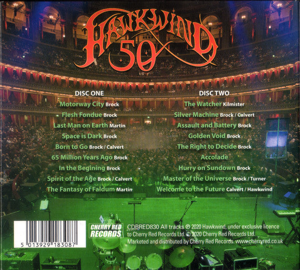 Hawkwind : Hawkwind 50 Live (2xCD, Album)