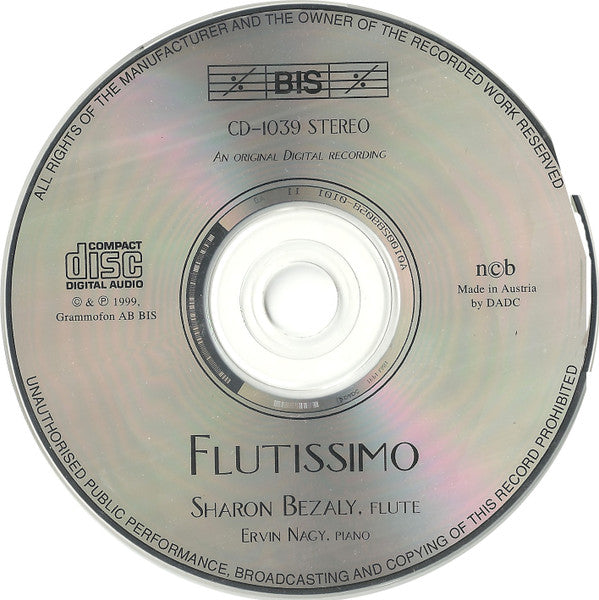 Sharon Bezaly, Ervin Nagy (3) : Flutissimo (CD, Album)