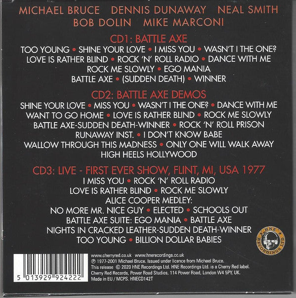 Billion Dollar Babies : Battle Axe (3xCD, Dlx)