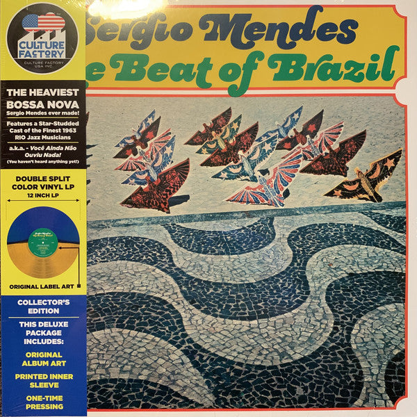 Sérgio Mendes : The Beat of Brazil (LP, Album, Dlx, Ltd, RE, Spl)