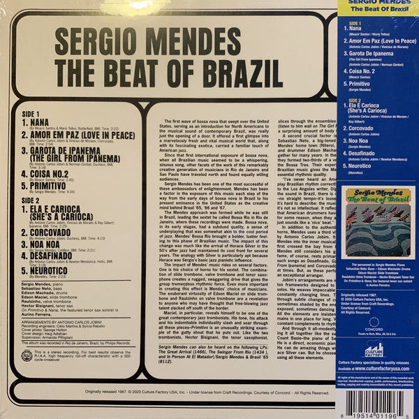 Sérgio Mendes : The Beat of Brazil (LP, Album, Dlx, Ltd, RE, Spl)