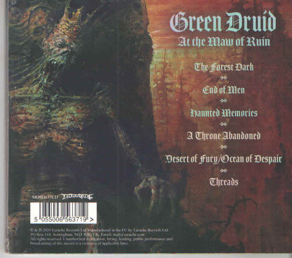 Green Druid : At The Maw Of Ruin (CD, Album)