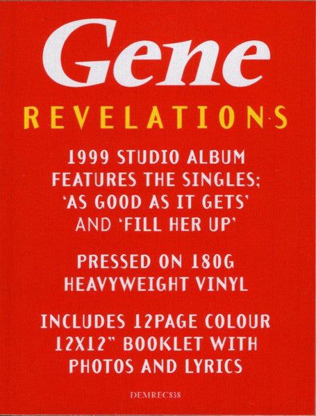 Gene : Revelations (LP, Album, RE)