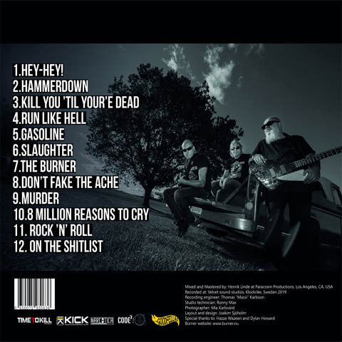 Burner (14) : Baptized In Gasoline (CD, Album, Dig)