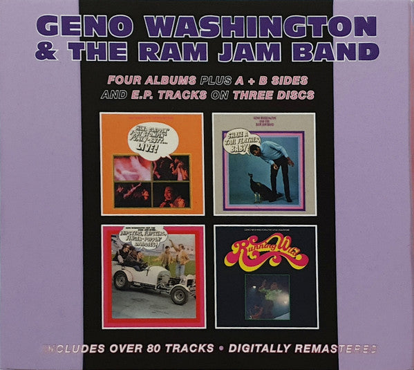 Geno Washington & The Ram Jam Band : Four Albums Plus A + B Sides And E.P. Tracks On Three Discs (3xCD, Comp, RM)
