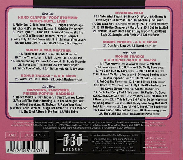 Geno Washington & The Ram Jam Band : Four Albums Plus A + B Sides And E.P. Tracks On Three Discs (3xCD, Comp, RM)