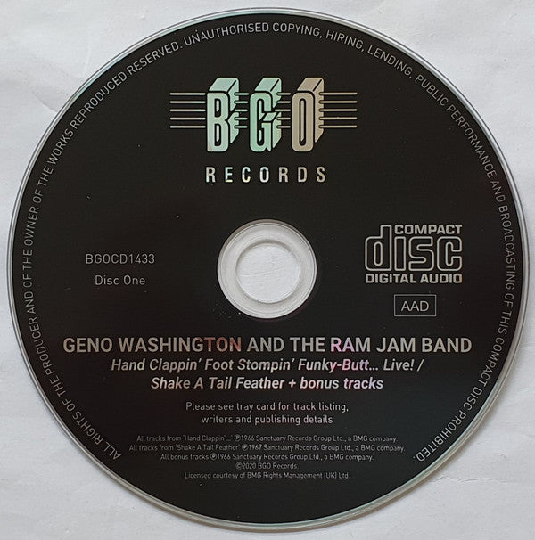 Geno Washington & The Ram Jam Band : Four Albums Plus A + B Sides And E.P. Tracks On Three Discs (3xCD, Comp, RM)