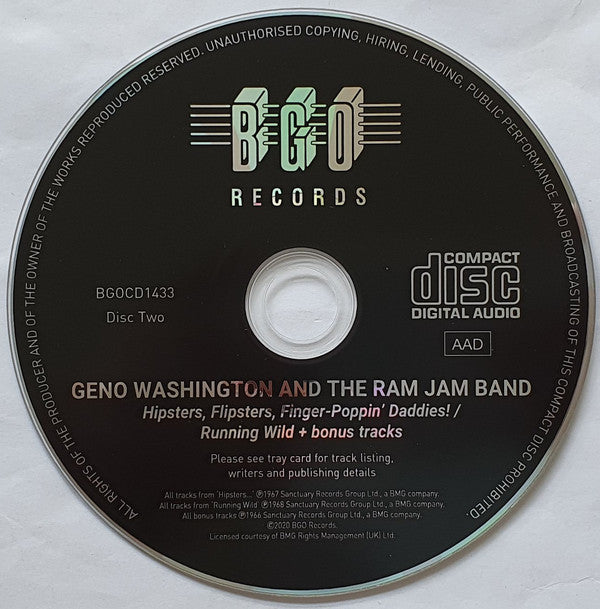 Geno Washington & The Ram Jam Band : Four Albums Plus A + B Sides And E.P. Tracks On Three Discs (3xCD, Comp, RM)