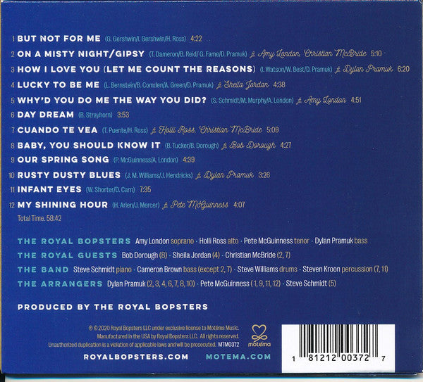 The Royal Bopsters : Party Of Four (CD, Album, tri)