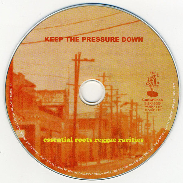 Various : Keep The Pressure Down (CD, Comp)