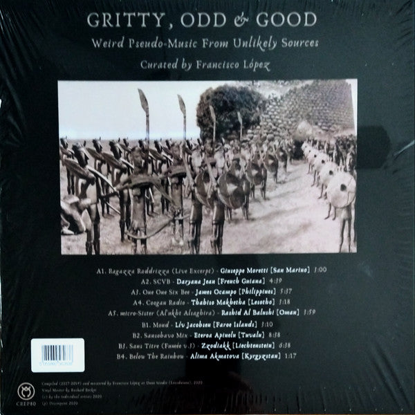 Various : Gritty, Odd & Good - Weird Pseudo-Music From Unlikely Sources (LP, Album)
