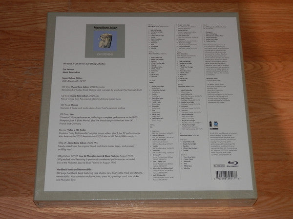 Cat Stevens : Mona Bone Jakon (4xCD, Album, Mixed, RE, RM + LP, Mixed + 12", S/Si)