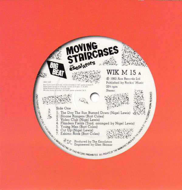 The Escalators : Moving Staircases (CD, RE)