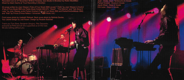 Joan As Police Woman : Live (CD, Album)