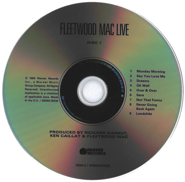 Fleetwood Mac : Live (2xCD, Album, RE)