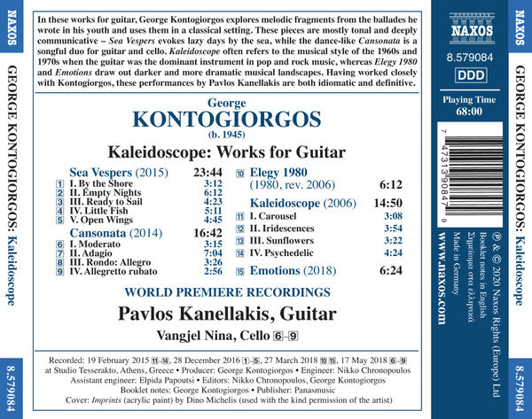 Γιώργος Κοντογιώργος, Pavlos Kanellakis : Kaleidoscope (CD, Album)