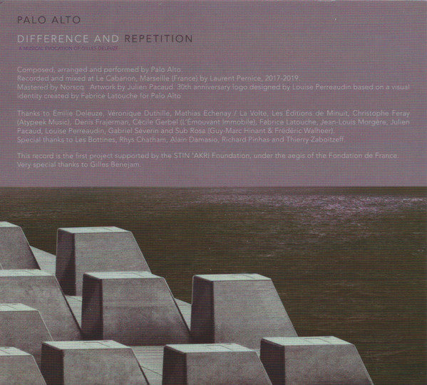 Palo Alto : Difference And Repetition (A Musical Evocation Of Gilles Deleuze) (CD)