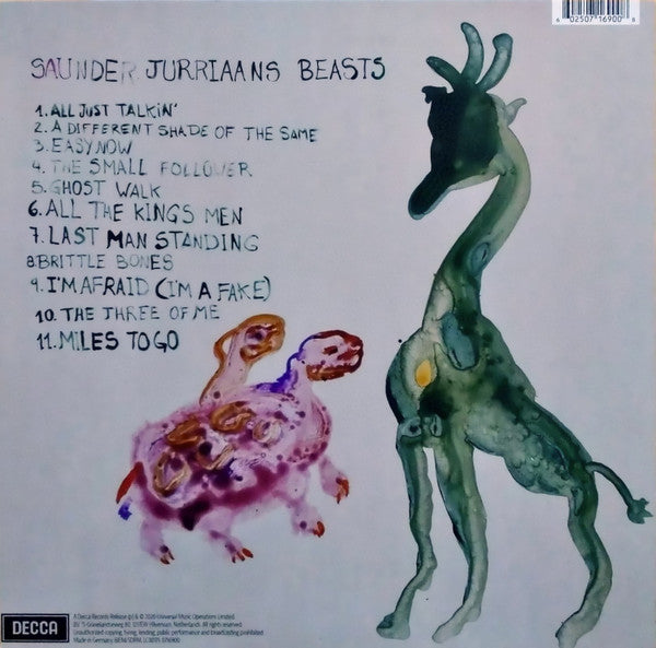 Saunder Jurriaans : Beasts (LP, Album)
