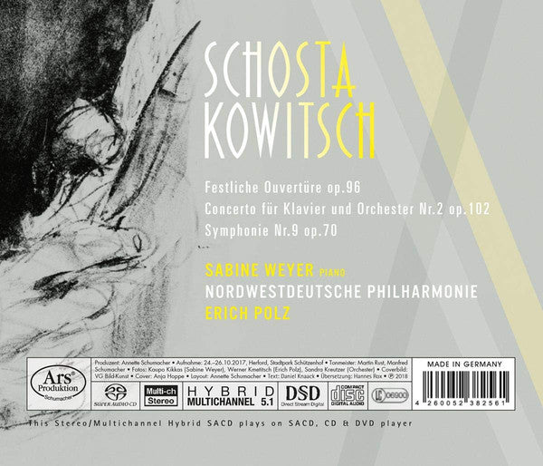 Dmitri Shostakovich, Sabine Weyer, Nordwestdeutsche Philharmonie, Erich Polz : A Light In The Dark (SACD, Hybrid, Multichannel, Album)