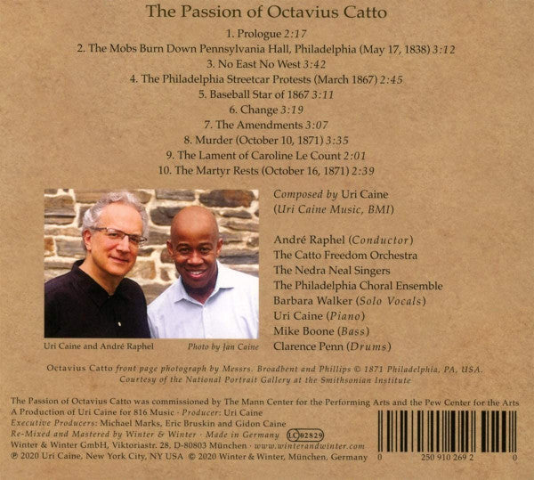 Uri Caine : The Passion Of Octavius Catto (CD, Album)
