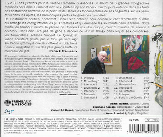Daniel Humair, Stéphane Kerecki, Vincent Le Quang + Yoann Loustalot : Drum Thing (CD, Album)