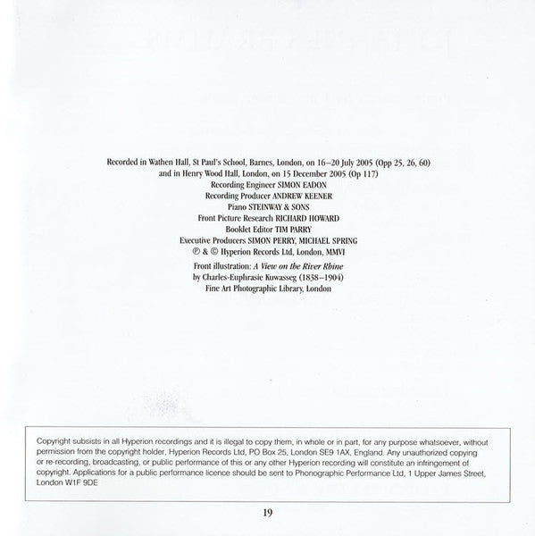 Johannes Brahms, The Leopold String Trio, Marc-André Hamelin : The Piano Quartets (2xCD)