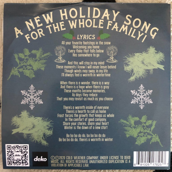 Cold Weather Company : Warmth In Winter (7", Single)