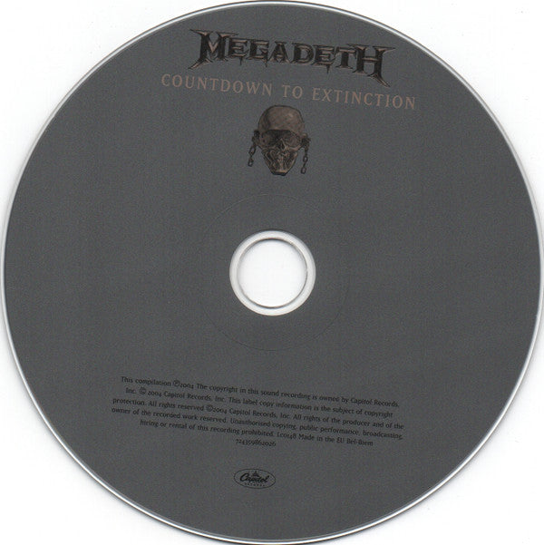 Megadeth : Countdown To Extinction (CD, Album, RE, RM, Rem)