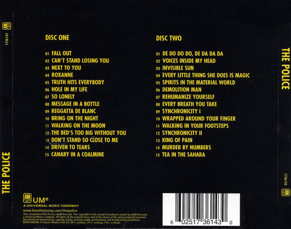 The Police : The Police (2xCD, Comp, Sup)