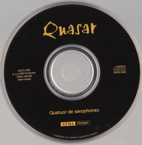 Quasar (4) : Quatuor De Saxophones (CD, Album)