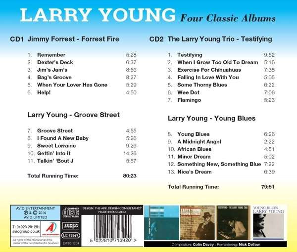Larry Young : Four Classic Albums (2xCD, Comp)