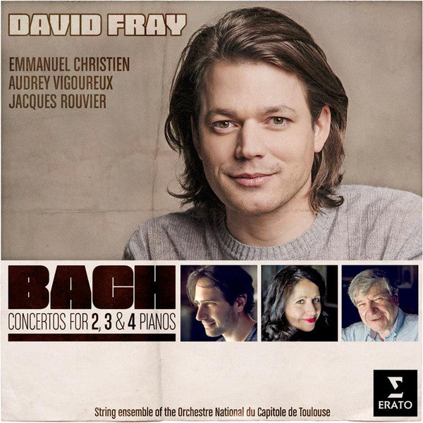 David Fray, Emmanuel Christien, Audrey Vigoureux, Jacques Rouvier, Bach* : Concertos For 2, 3 & 4 Pianos (CD, Album)