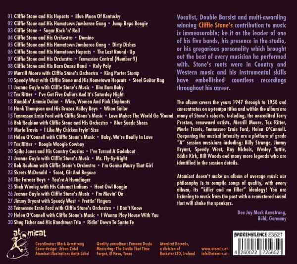 Cliffie Stone & Various : Cliffie Stone - The Legendary Capitol Records Double Bassist And More! (CD, Comp)