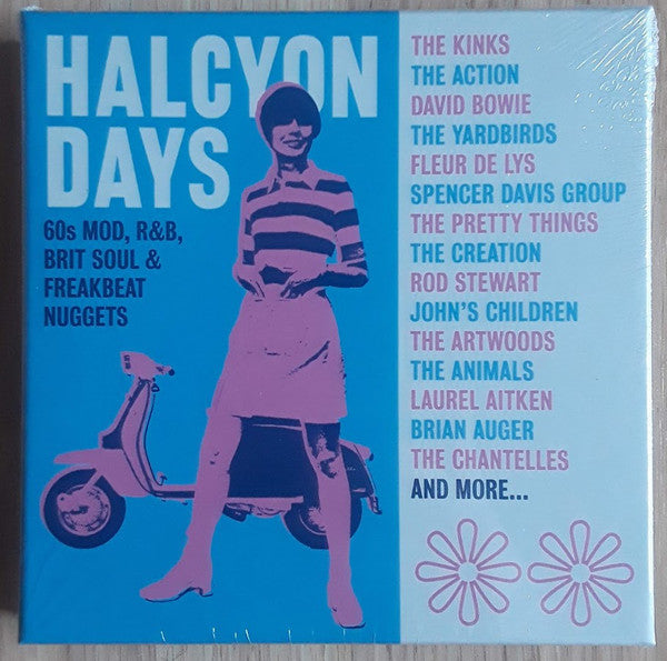 Various : Halcyon Days (60s Mod, R&B, Brit Soul & Freakbeat Nuggets) (3xCD, Comp + Box)
